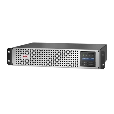 APC - Smart-UPS, Line Interactive, 1000VA, Lithium-ion, Rackmount 2U, 120V, 6x NEMA 5-15R Outlets, SmartConnect - Black,Silver