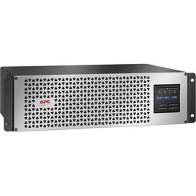 APC - Smart-UPS, Line Interactive, 1500VA, Lithium-ion, Rackmount 3U, 120V, 6x NEMA 5-15R Outlets, SmartConnect - Black,Silver
