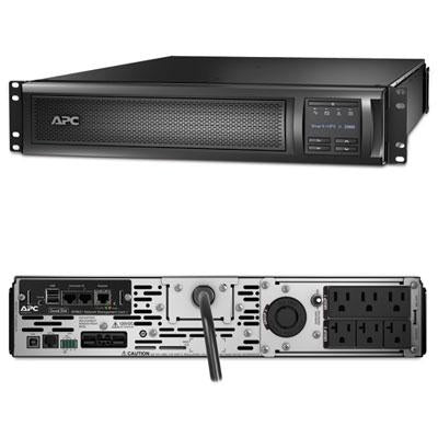 APC SMX2000RMLV2UNC UPS  2000 VA Smart-UPS Sine Wave UPS Battery Backup with Extended Run Option  Network Management Card  2U Rackmount/Tower Converti