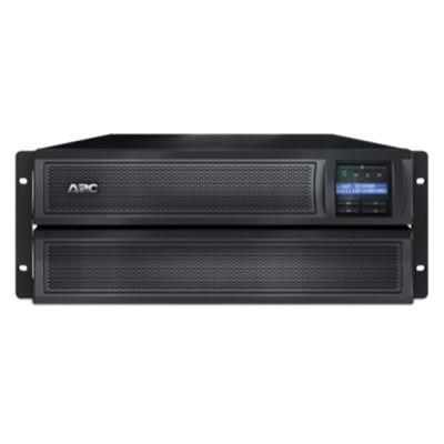 APC Smart-UPS X 3000VA/2700W Line Interactive UPS, 4U RM, 230V/16A Input, 2x IEC C19 8x IEC C13 Outlets, Lead Acid Battery, W/ Network Card SMX3000HVN