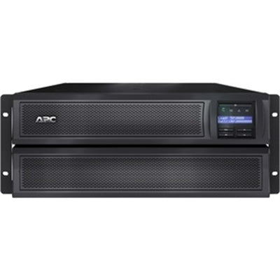 APC - Smart-UPS X, Line Interactive, 3kVA, Rack/tower 4U, 100V-127V, 6x 5-15R+3x 5-20R+1x L5-30R NEMA, SmartSlot, Extended - Black