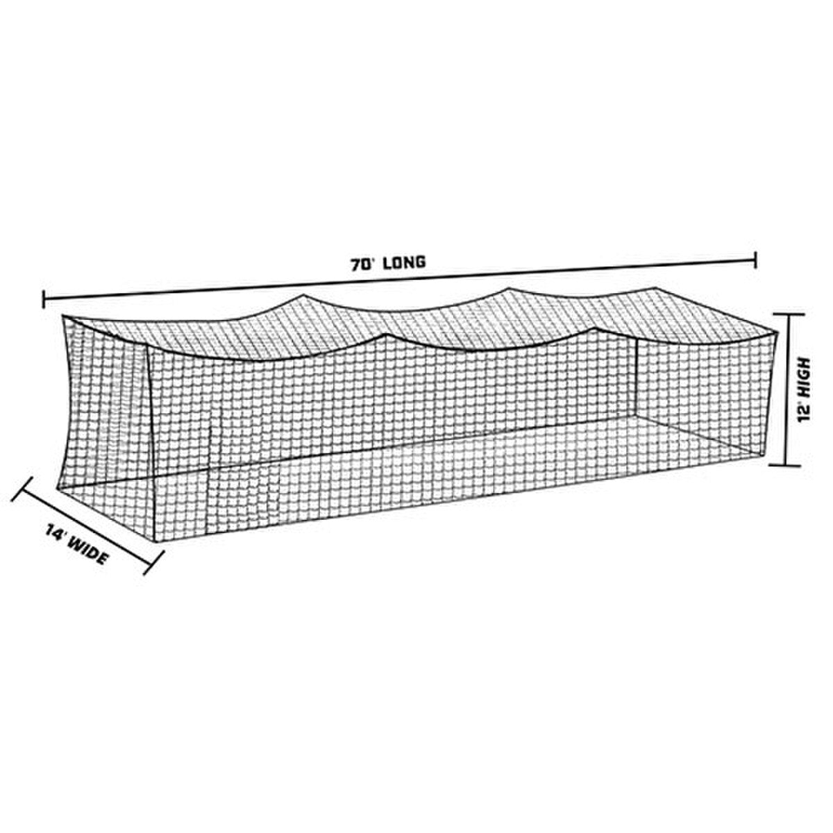 ProMounds Batting Cage Net 70'