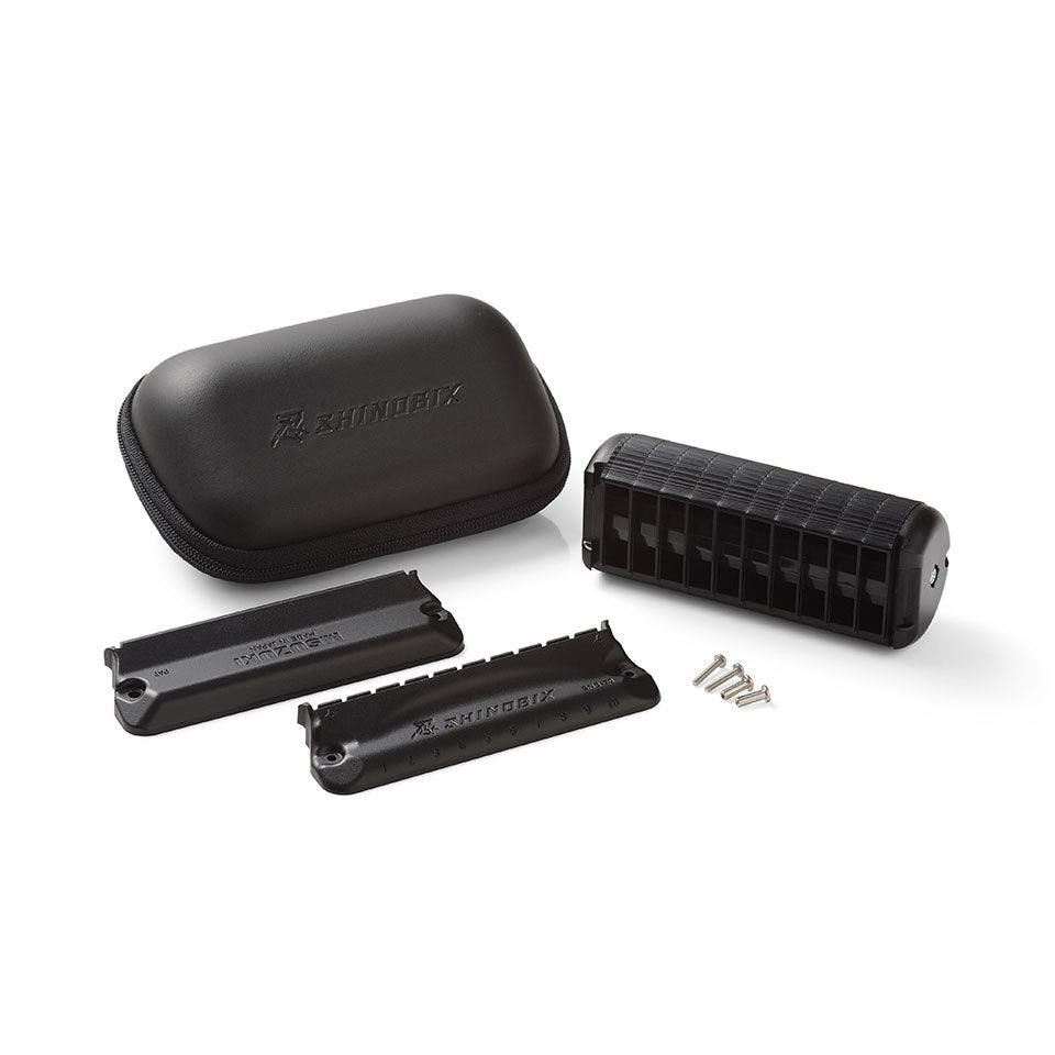 Suzuki SNB-20CVS Shinbox 10 Hole Harmonica Set. User Set