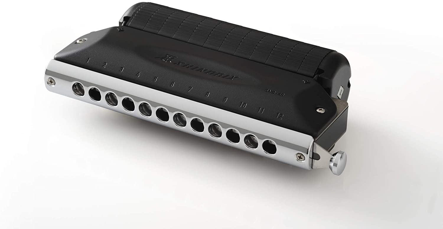 Suzuki SNB-48 Shinbox 12 Hole Chromatic Slide Harmonica Set. Full Set