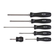 Screwdriver Set, Phillips, Alloy Steel, 6 Pieces