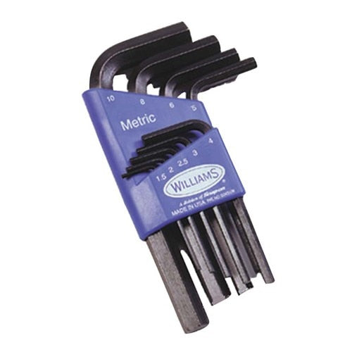 Williams Hex Key Set Short MM 9 Pcs