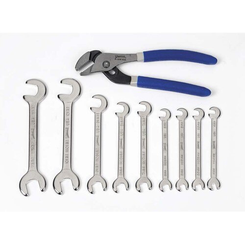 Open End Wrench, Rounded, 5 MM Opening, 3 Inch OAL, Offset