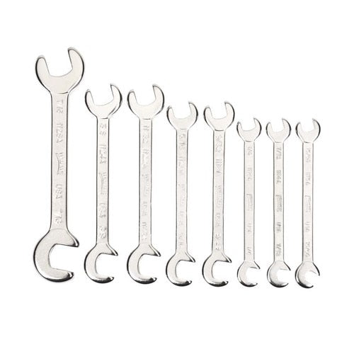 Open End Wrench, Rounded, 9/32 Inch Opening, 3 ½ Inch OAL