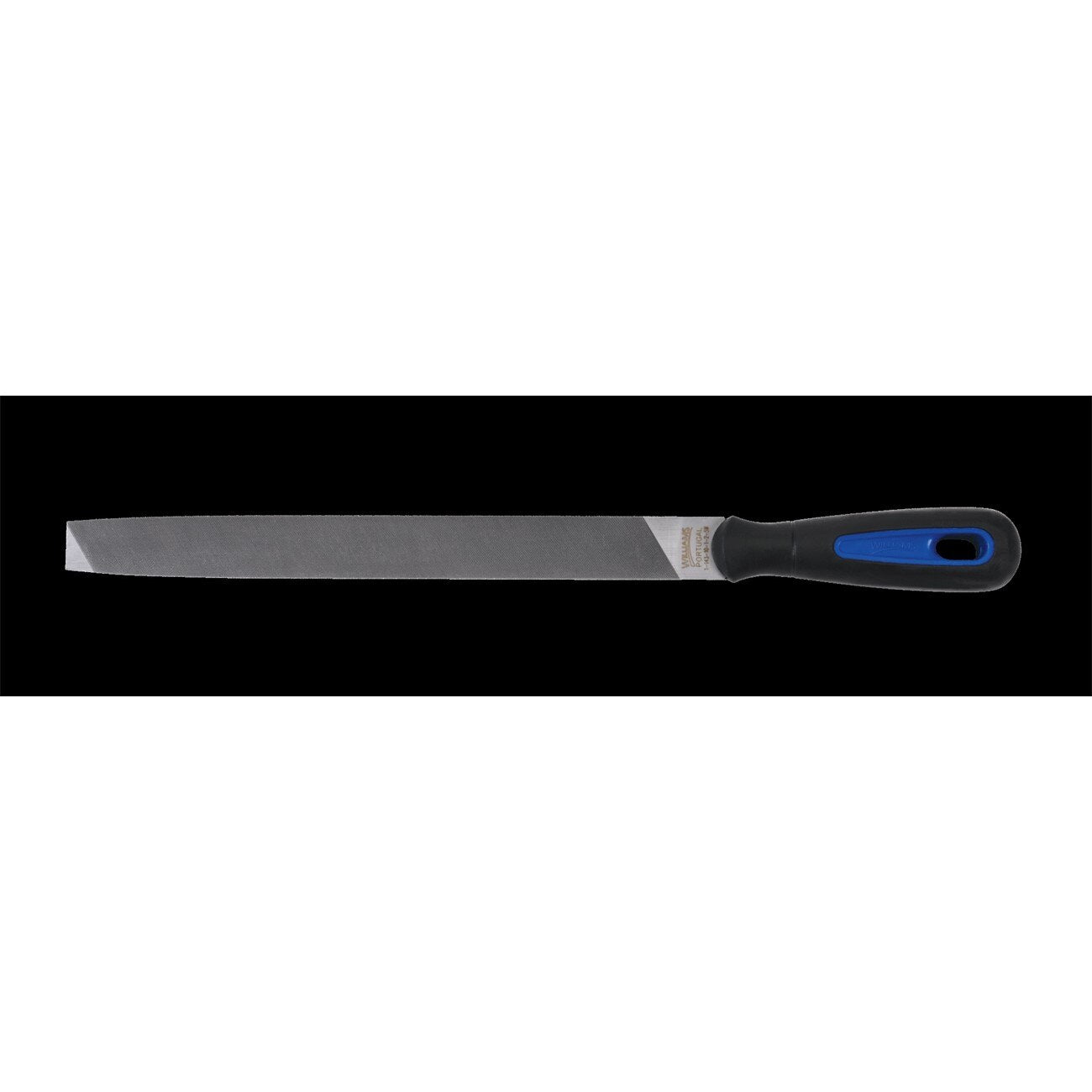 1-143-06-1-2-5W Williams, Flat Mill File with Handle, Bastard Cut, 6 Inch L