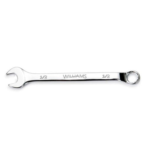 Combination Wrench, 7/16 Inch Opening, Rounded, Offset