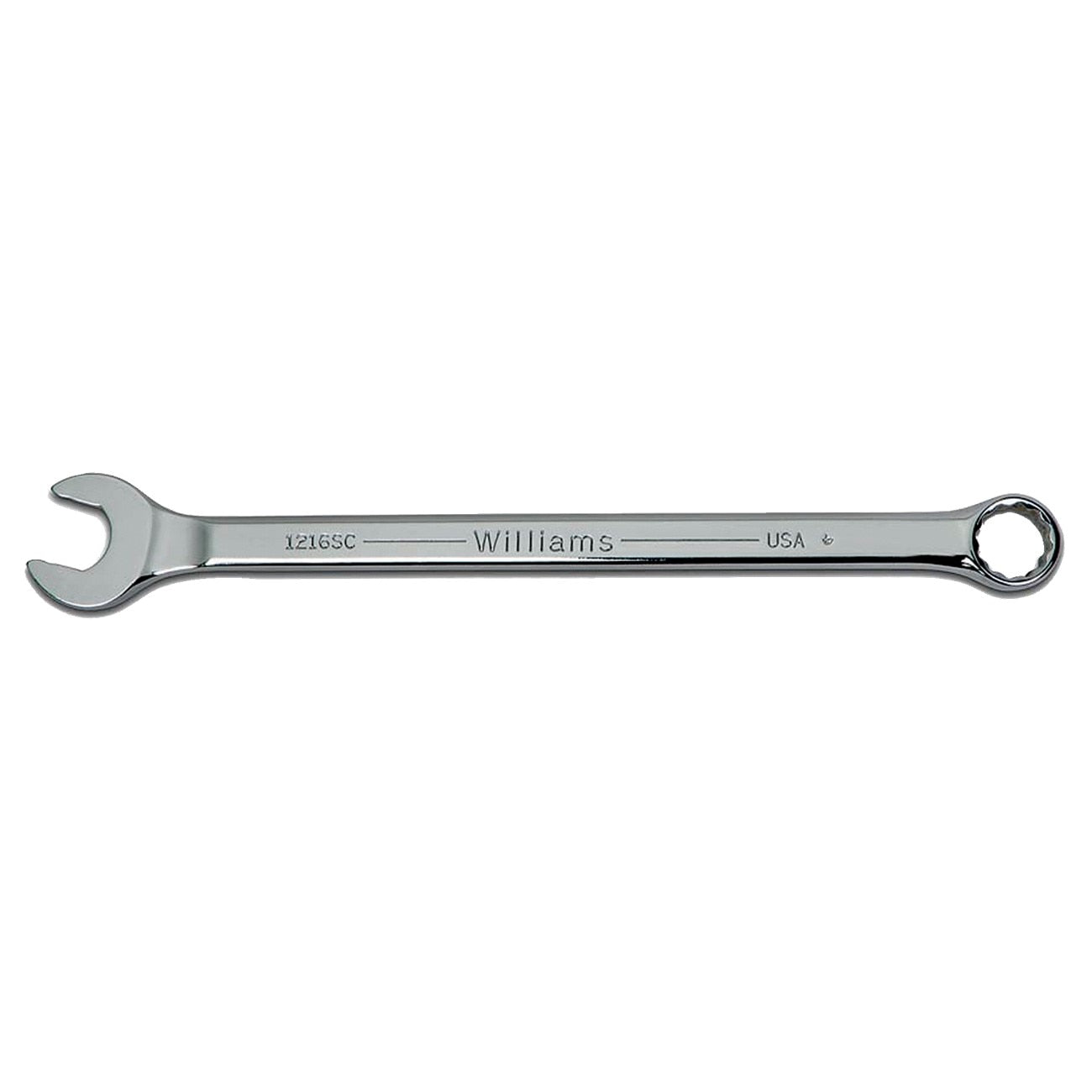 Combo Wrench, 1-3/16", Chrome Finish, 12-Point