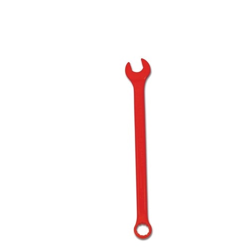 Combination Wrench, 1 1/4 Inch Opening, Rounded, Hi-Vis Red