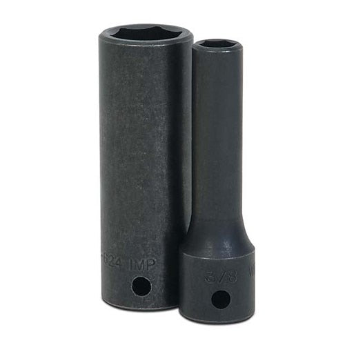 Socket, 3 1/4 Inch OAL, Deep, 1/2 Inch Dr, 3/8 Inch Size