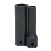 Socket, 3 1/4 Inch OAL, Deep, 1/2 Inch Dr, 9/16 Inch Size
