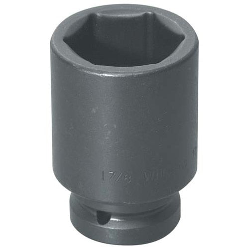 Socket, 3 3/4 Inch OAL, Deep, 1 Inch Dr, 1 1/8 Inch Size
