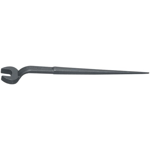 Open End Wrench, Rounded, 7/8 Inch Opening, 14 5/16 Inch OAL