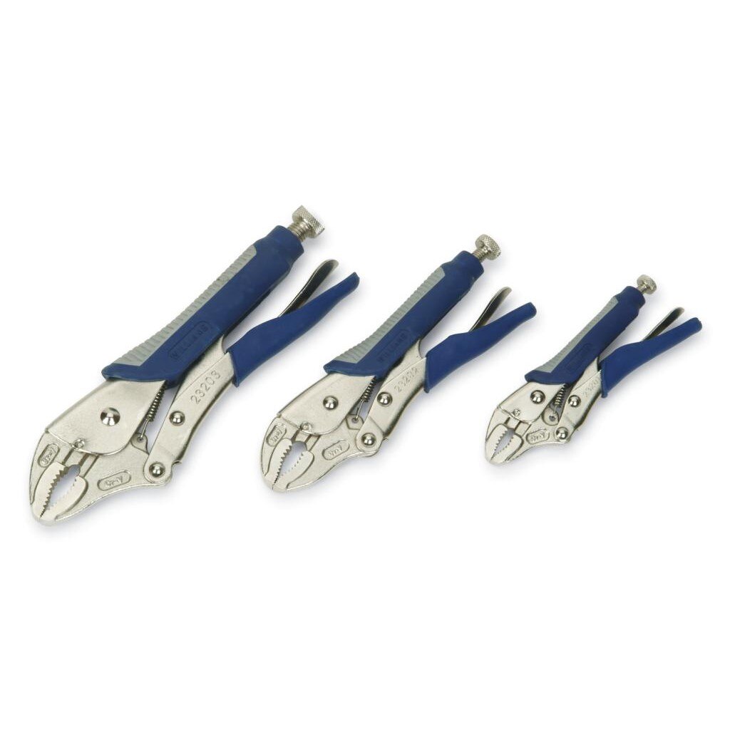 Plier Set, 3 Pieces, Comfort Grip, Bi-Mold