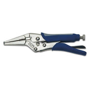 Locking Plier, 6 Inch OAL, Long Nose with Cutter