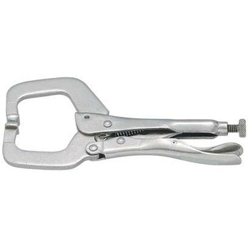 Locking Plier, 6 Inch OAL, Clamp, 1 1/4 Inch Deapth, 450 lbs