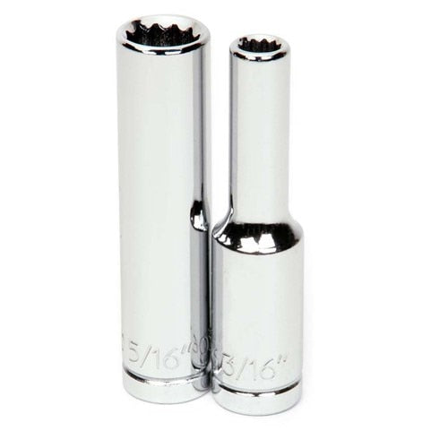 Williams 1/4" Dr Deep Socket 12-Pt 3/16"