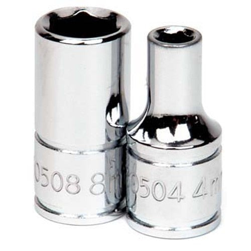Williams 1/4" Dr Std Socket 6-PT 4.5MM