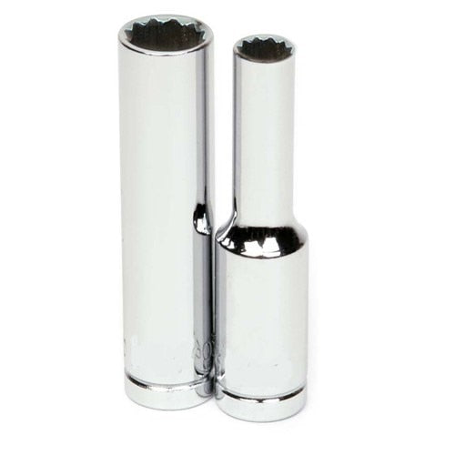 Socket, 2 Inch OAL, Deep, 1/4 Inch Dr, 11 MM Size