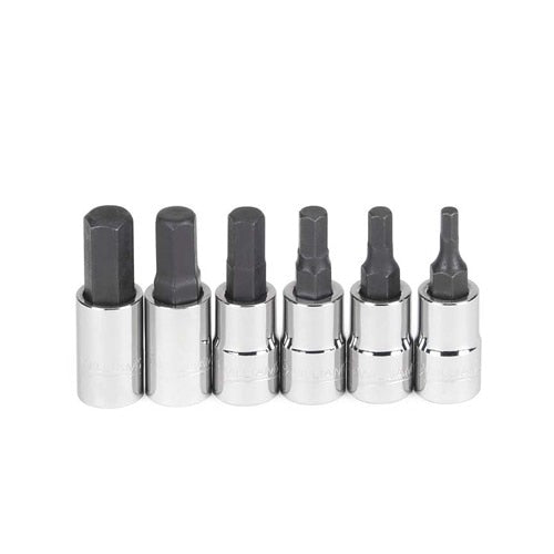Williams 1/4" Dr Hex Bit Socket Set 6 Pcs