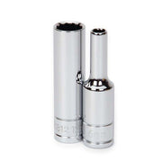 Socket, 2 1/2 Inch OAL, Deep, 3/8 Inch Dr, 9 MM Size
