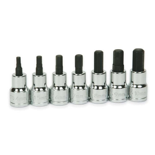 Williams 3/8 Dr Hex Bit Socket Set 7 Pcs