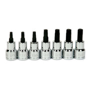 Socket Set, 7 Pieces, 3/8 Inch Dr, 3/8 Inch Size