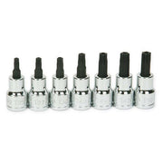 Socket Set, 7 Pieces, 3/8 Inch Dr, 3/8 Inch Size