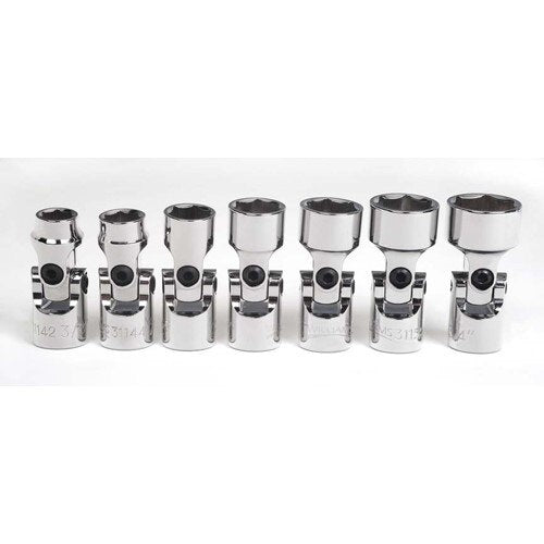 Socket Set, 7 Pieces, 3/8 Inch Dr, Universal, 3/8 Inch Size