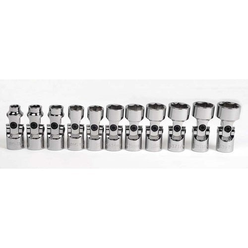 Socket Set, 11 Pieces, 3/8 Inch Dr, Universal, 3/8 Inch Size