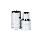 Williams Standard Socket, Drive: 1/2", Type: Deep Socket, Style: 12 Point, Size: 1/2", Length: 3-1/32"
