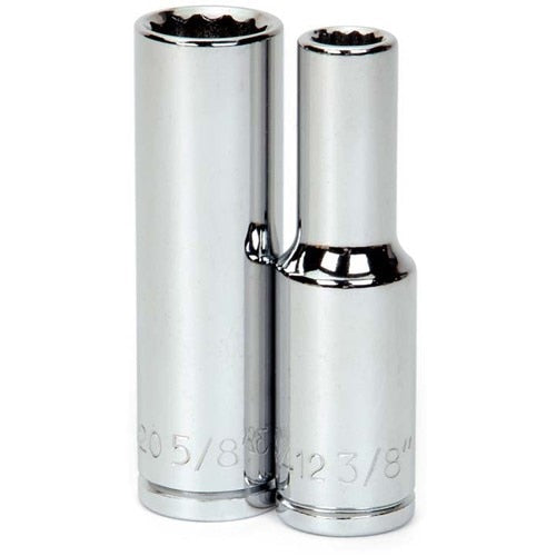 Williams 1/2" Dr Deep Socket 12-Pt 1-3/16"
