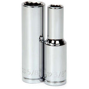 Williams 1/2" Dr Deep Socket 12-Pt 1-1/4"