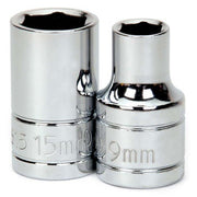 Socket, 1 3/4 Inch OAL, Shallow, 1/2 Inch Dr, 30 MM Size