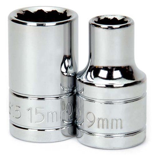 Williams 1/2" Dr Std Socket 12-Pt 9MM