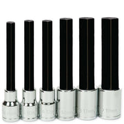 Williams 1/2" Dr Hex Long Bit Socket Set 6 Pcs