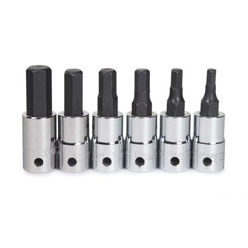 Williams 1/8 Hex Bit Skt 1/4 Dr
