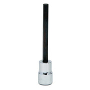 Socket Bit, 3/8 Inch Dr, 7 MM Size, Hex, 3/4 Inch OD