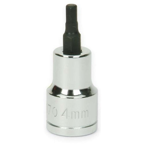 Socket Bit, 3/8 Inch Dr, 10 MM Size, Hex, 3/4 Inch OD