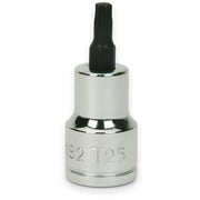 Socket Bit, 3/8 Inch Dr, T50 Size, Torx, 3/4 Inch OD