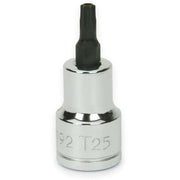 Socket Bit, 3/8 Inch Dr, T50 Size, Tamper-Resistant Torx
