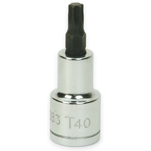 Socket Bit, 1/2 Inch Dr, T50 Size, Torx, 29/32 Inch OD