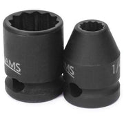 Socket, 1 1/8 Inch OAL, 3/8 Inch Dr, 13/16 Inch Size