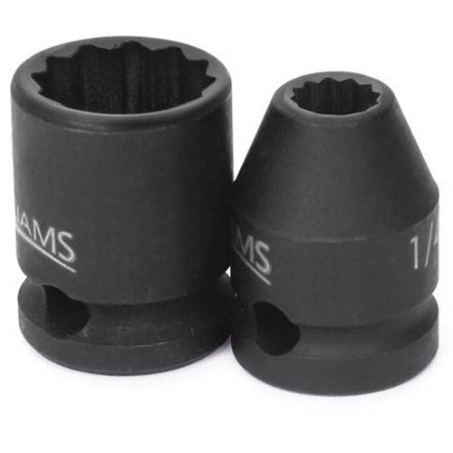 Socket, 1 1/8 Inch OAL, Shallow, 3/8 Inch Dr, 7/8 Inch Size