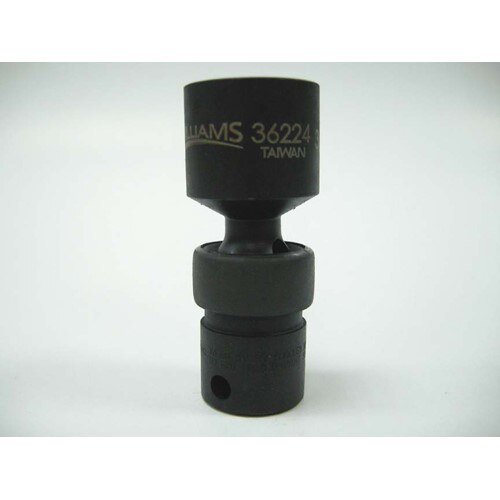 Socket, 2 1/4 Inch OAL, Universal Impact, 7/16 Inch Size