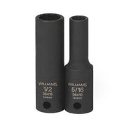 Socket, 2 1/2 Inch OAL, Deep, 3/8 Inch Dr, 5/8 Inch Size