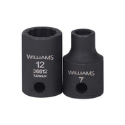Socket, 1 1/8 Inch OAL, Shallow Impact, 17 MM Size